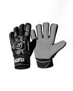 Football Goalkeeper Gloves (Size 6 - Gray)