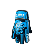 Football Goalkeeper Gloves (Size 4 - Blue)